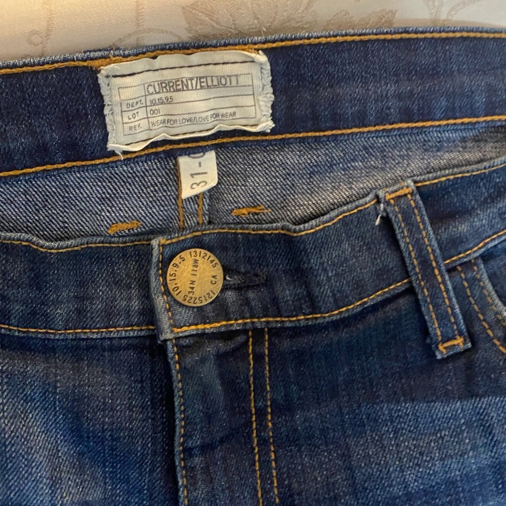 Current Elliott ankle skinny jeans